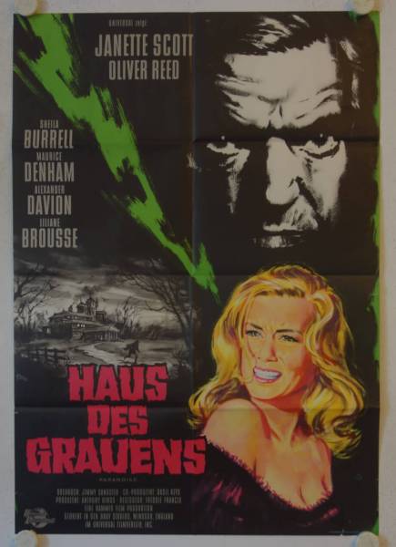 Paranoiac original release german movie poster
